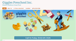 Desktop Screenshot of giggles-preschool.com
